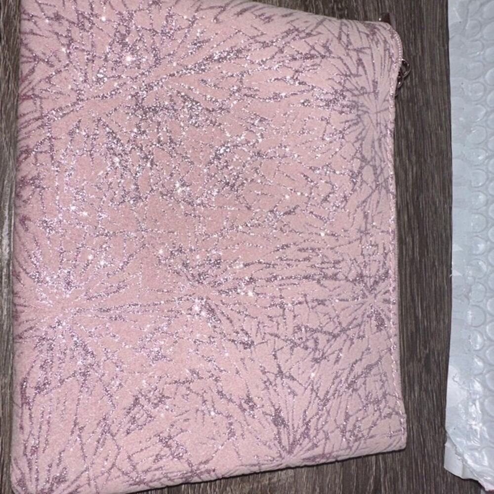 MAC cosmetics Makeup Bag pink frosted
